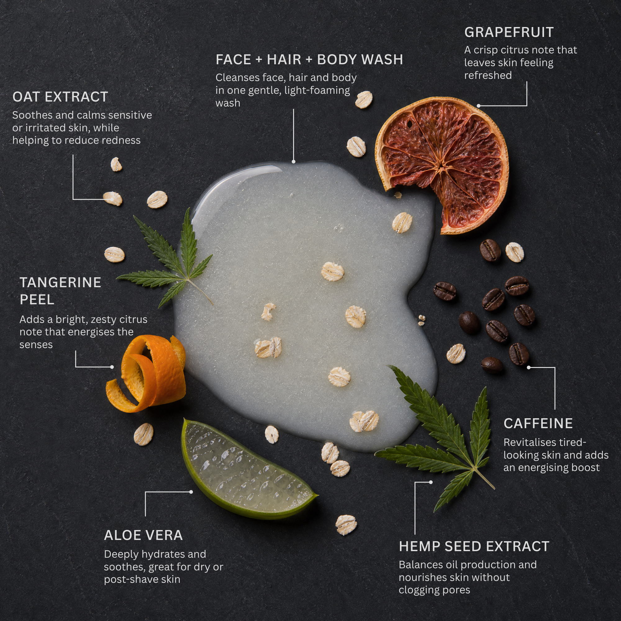 Face + Hair + Body Wash