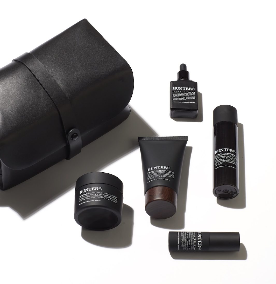 Leather Tactical Bag Flatlay