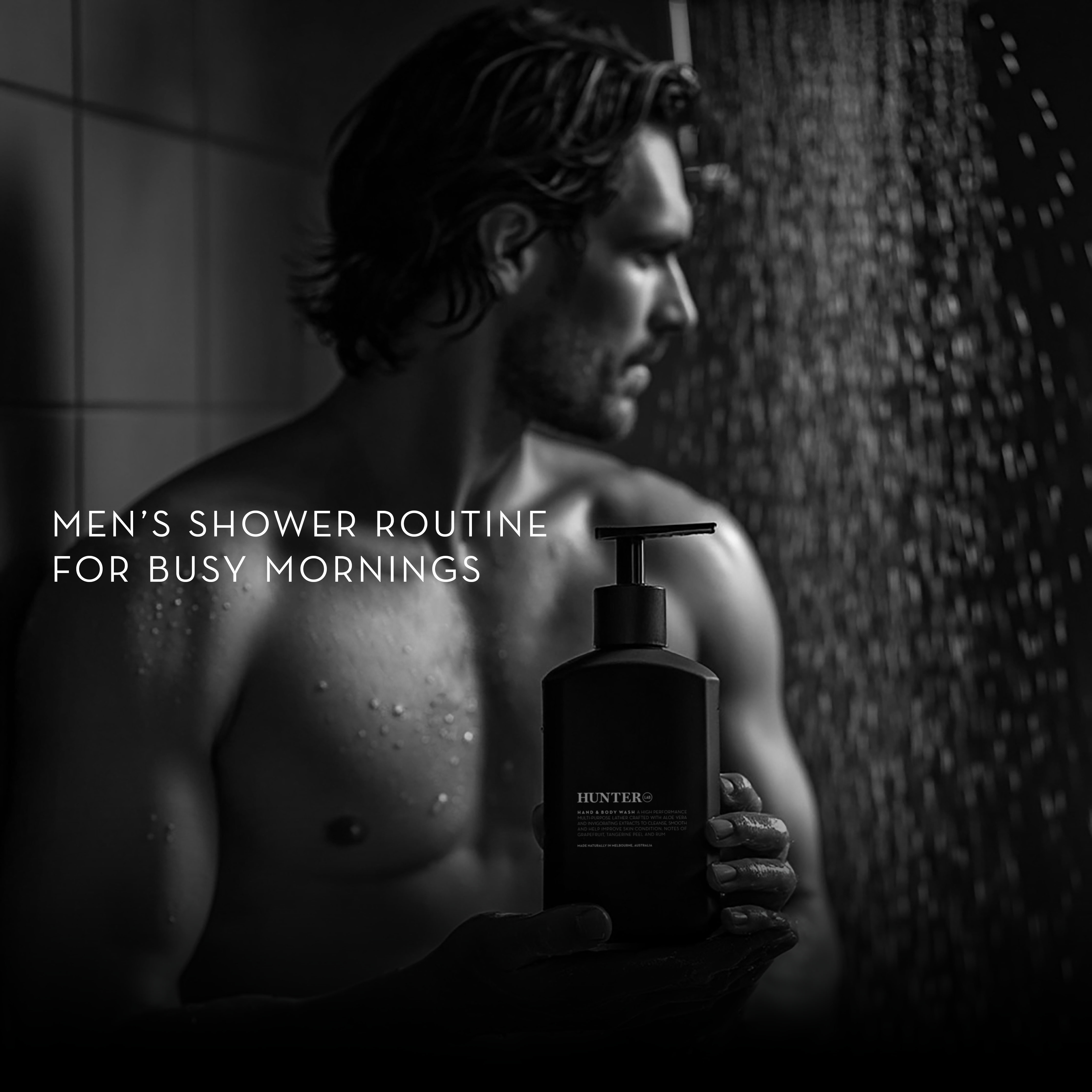 The Simple Men’s Shower Routine for Busy Mornings
