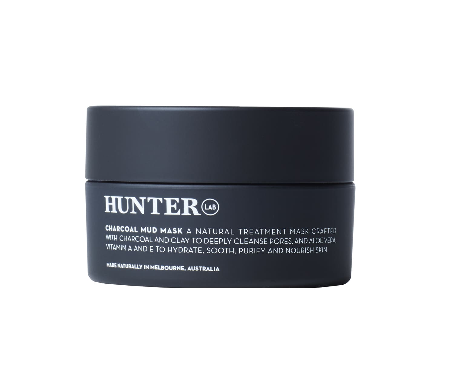 Hunter Lab Charcoal Mud Mask primary packaging